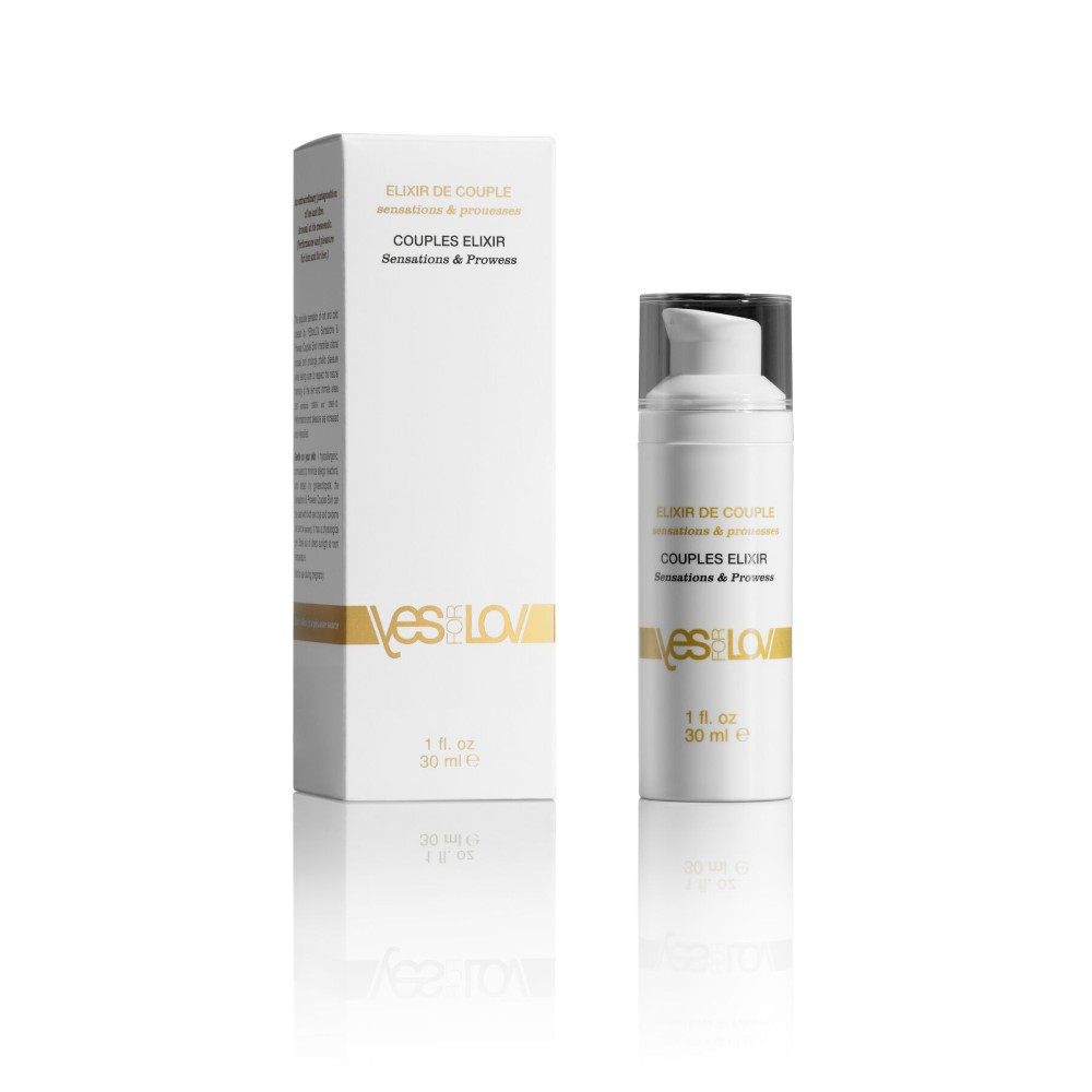 Еліксир для пар YESforLOV COUPLES ELIXIR 30 мл, ефект «тепло-холод», натуральний склад - зображення 1