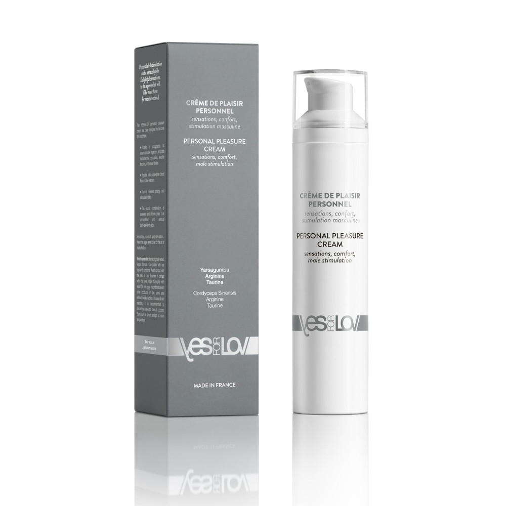 Крем для мастурбації YESforLOV PERSONAL PLEASURE CREAM 50 мл, посилює ерекцію, екстракт кордицепсу - зображення 1