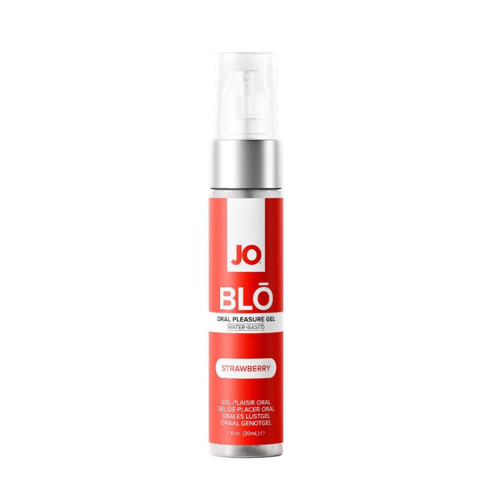 Гель для оральних пестощів JO - BLO - Strawberry 30 мл - зображення 1