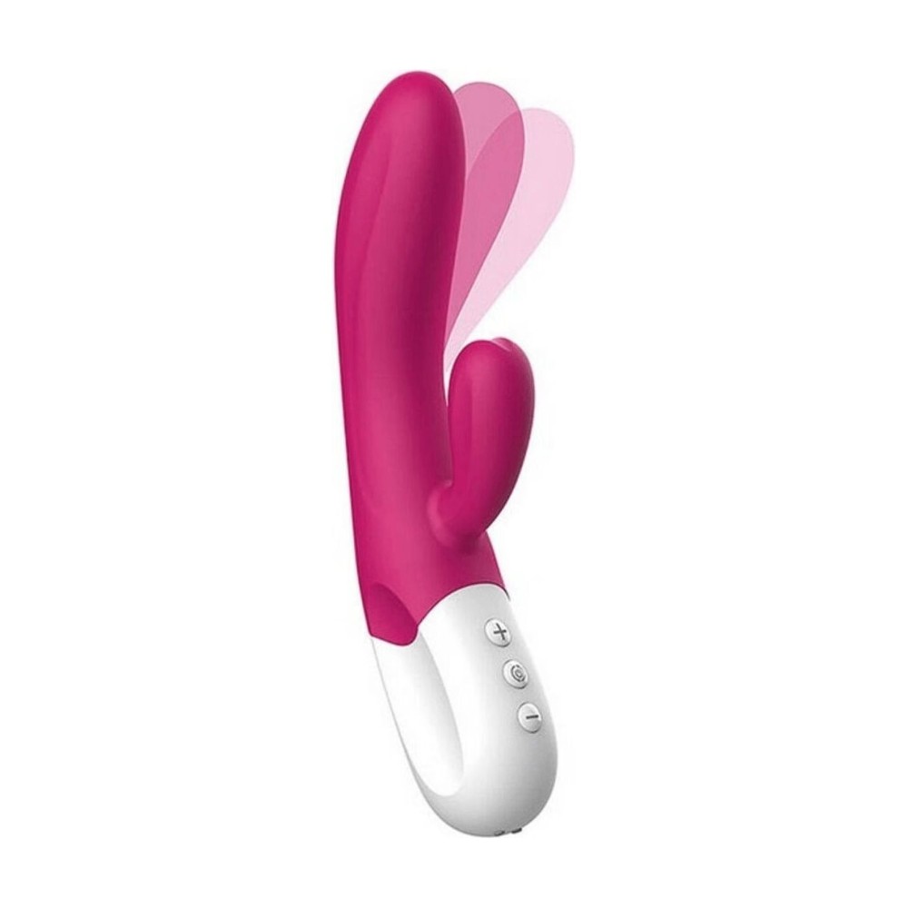 Вібратор-кролик Liebe Bend It Plus Rechargeable Cerise, гнучкий, 2 мотори, 10 режимів - зображення 1