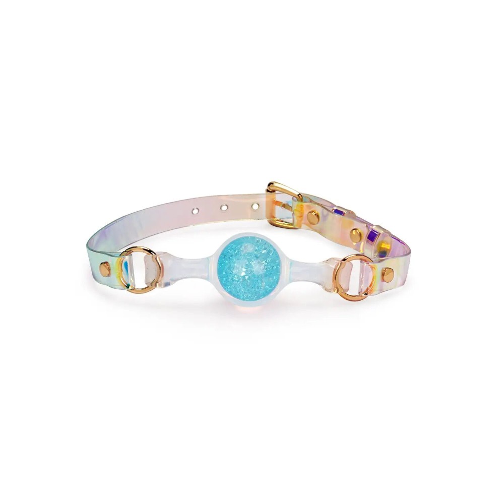 Кляп Liebe Seele Crystal Ball Gag - Blue (Small Ball) - зображення 1