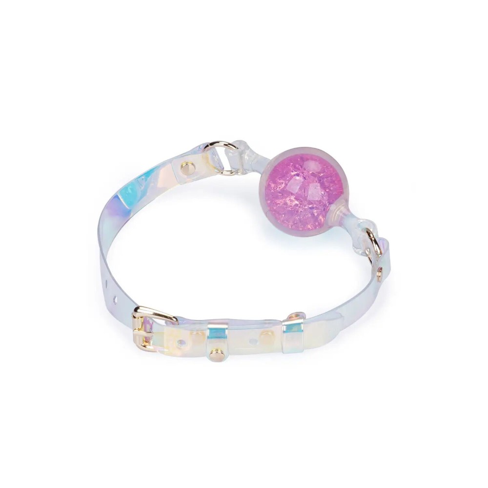 Кляп Liebe Seele Crystal Ball Gag - Pink (Small Ball) - зображення 1