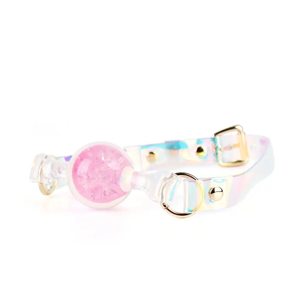 Кляп Liebe Seele Crystal Ball Gag - Pink (Large Ball) - зображення 1