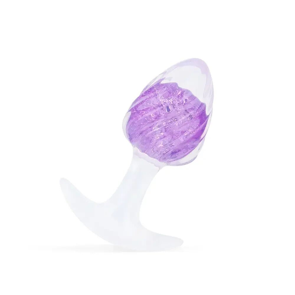 Анальна пробка Liebe Seele Icecream-shaped Crystal Anal Plug - Purple Small - зображення 1
