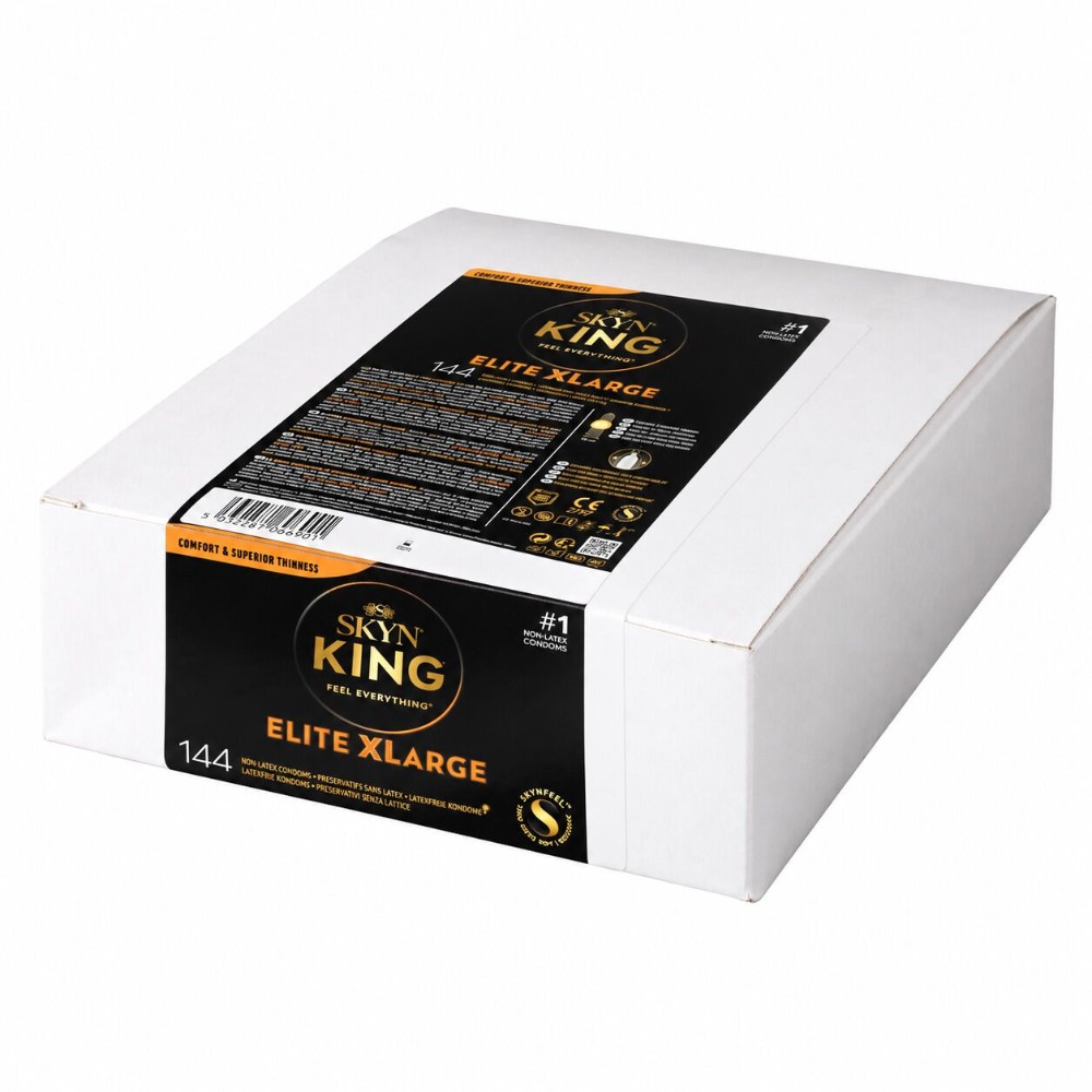 Безлатексні преміум-презервативи SKYN King Elite XLarge 144 шт - зображення 1