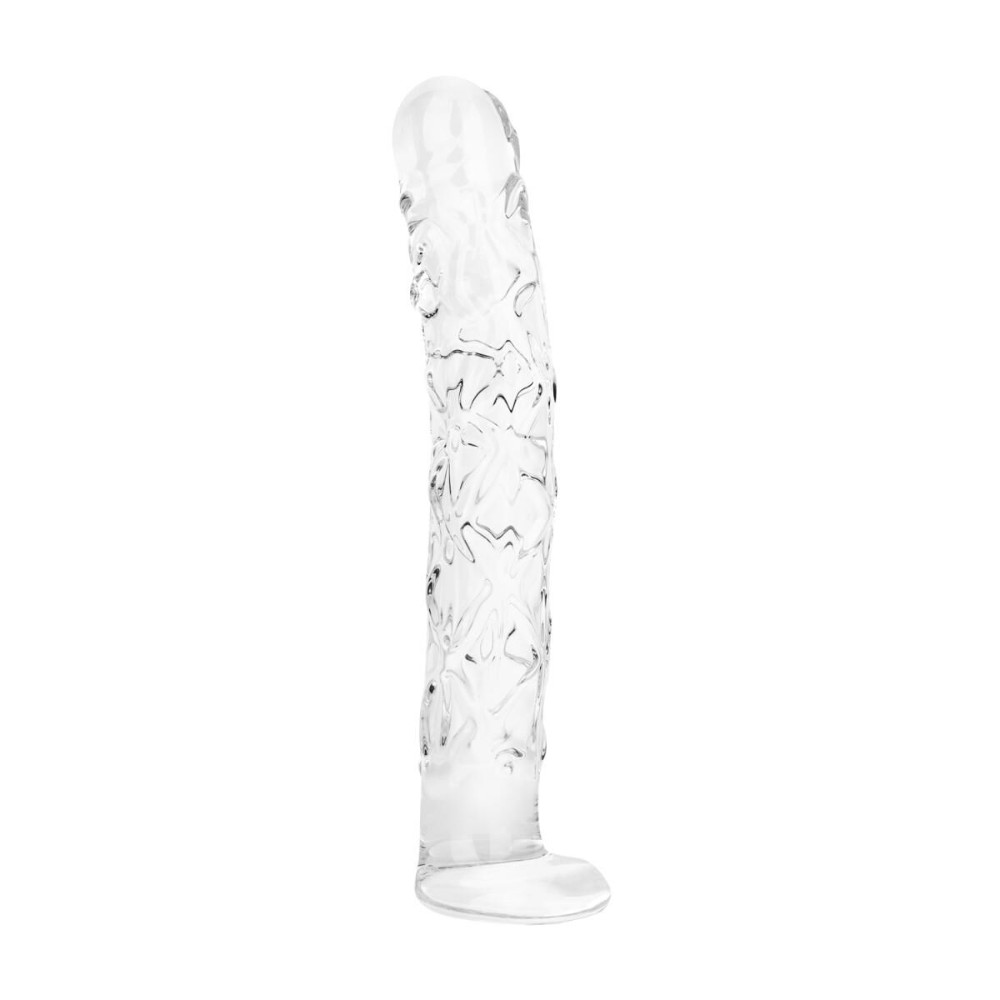 Скляний фалоімітатор Gildo Textured Glass Dildo No. 36 - зображення 1