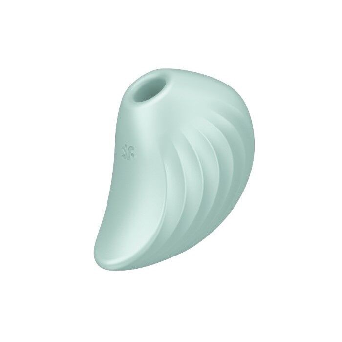 Вакуумний кліторальний стимулятор із вібрацією Satisfyer Pearl Diver Mint - зображення 1