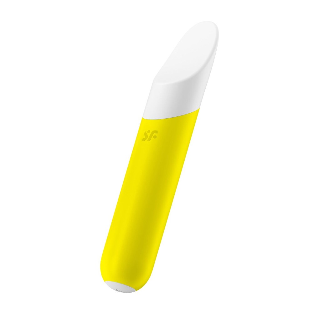 Мінівібратор з гнучким язичком Satisfyer Ultra Power Bullet 7 Yellow - зображення 1