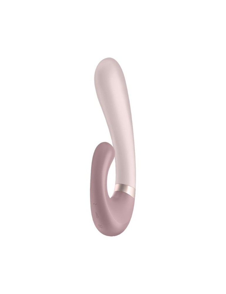 Смарт вібратор-кролик із підігрівом Satisfyer Heat Wave Mauve - зображення 1