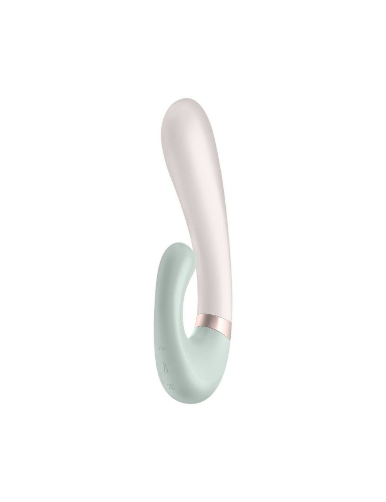 Смарт вібратор-кролик із підігрівом Satisfyer Heat Wave Mint - зображення 1