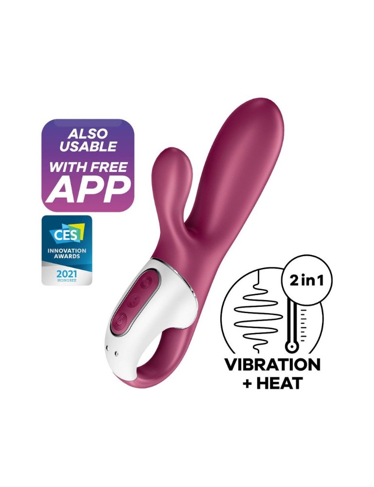 Смарт вібратор-кролик із підігрівом Satisfyer Hot Bunny - зображення 1