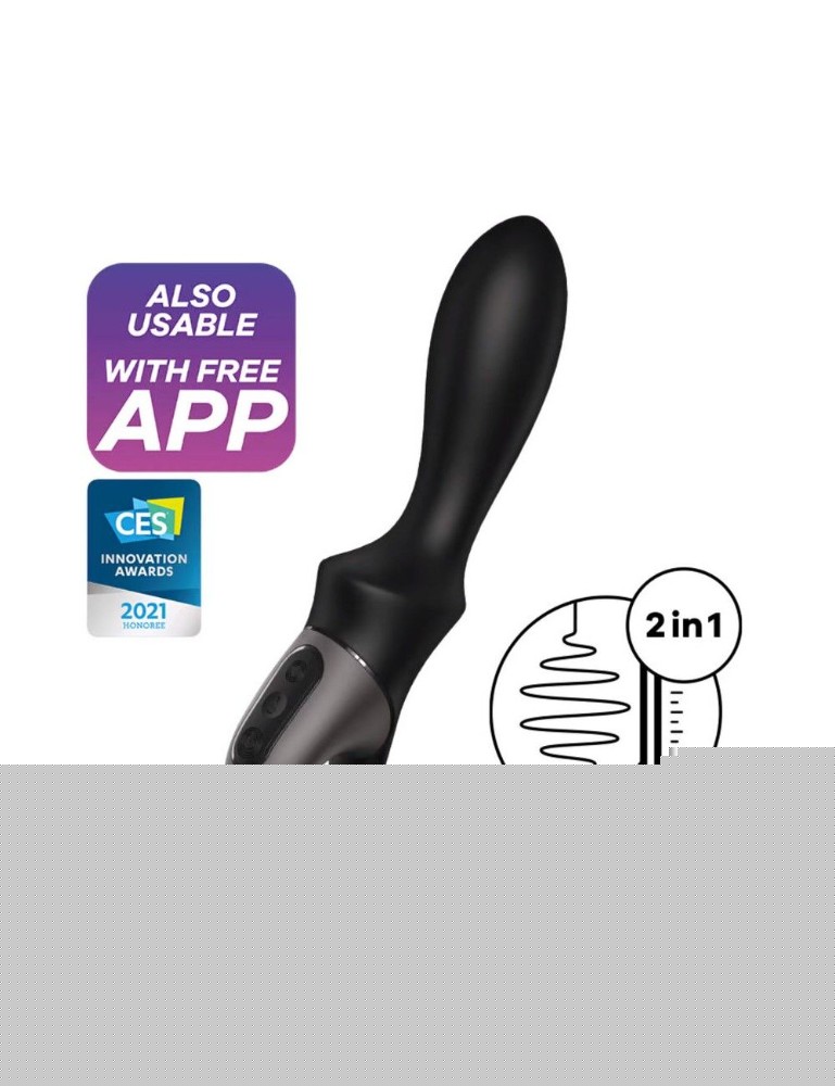 Смарт-вібратор для простати Satisfyer Heat Climax, підігрів до 40° - зображення 1