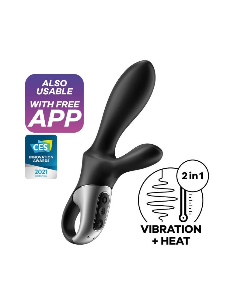 Універсальний смарт-вібратор з підігрівом Satisfyer Heat Climax + - зображення 1