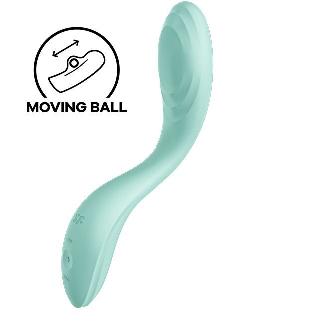Вібратор із перлинною стимуляцією точки G Satisfyer Rrrolling Pleasure Mint - зображення 1