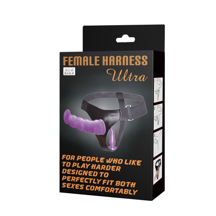 Страпон двойной Baile Ultra Female Harness - зображення 1