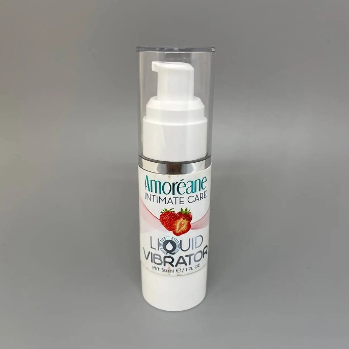 Стимулирующий лубрикант от Amoreane Med: Liquid vibrator - Strawberry ( жидкий вибратор ), 30 ml - зображення 1