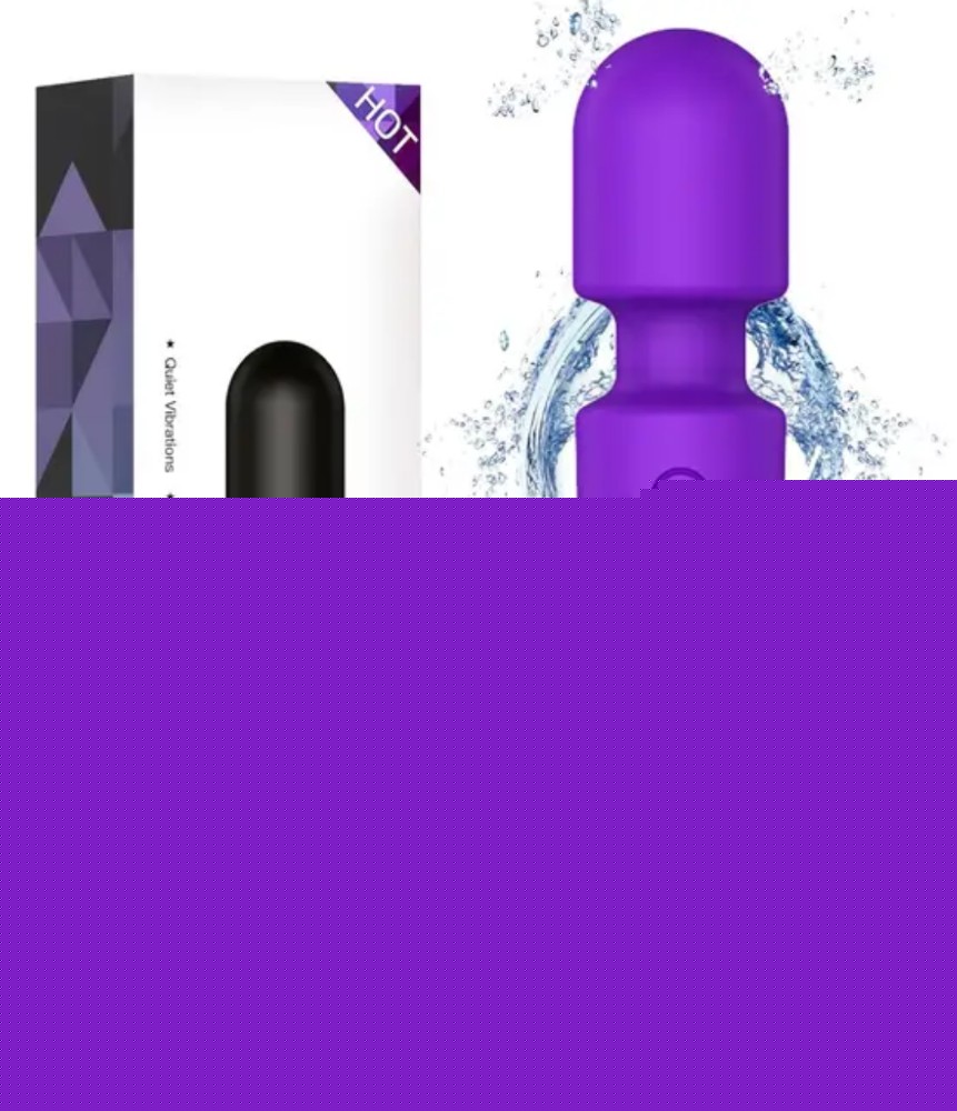 Вибратор микрофон «Violet Microphone», 20 режимов вибрации ,фиолетовый - зображення 1