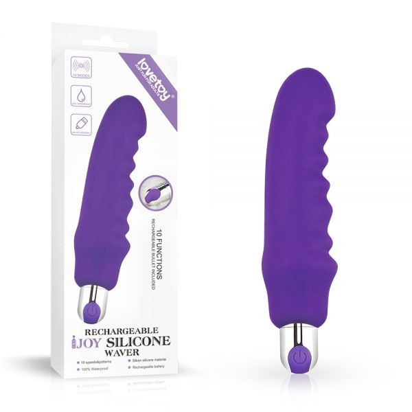 Реалистичный вибратор Rechargeable IJOY Silicone Waver стимулятор точки G - зображення 1
