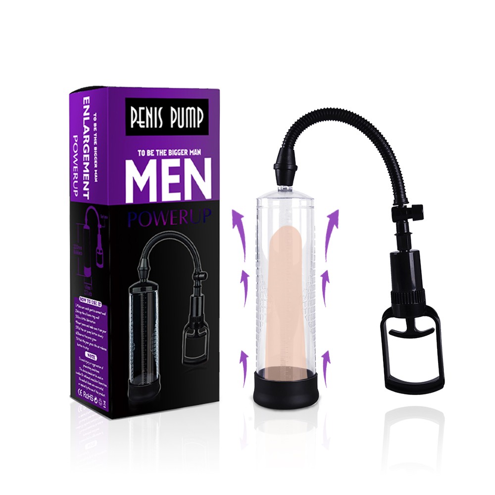 Вакуумная мужская помпа с ручным насосом Penis Pump - MAN POWERUP - зображення 1