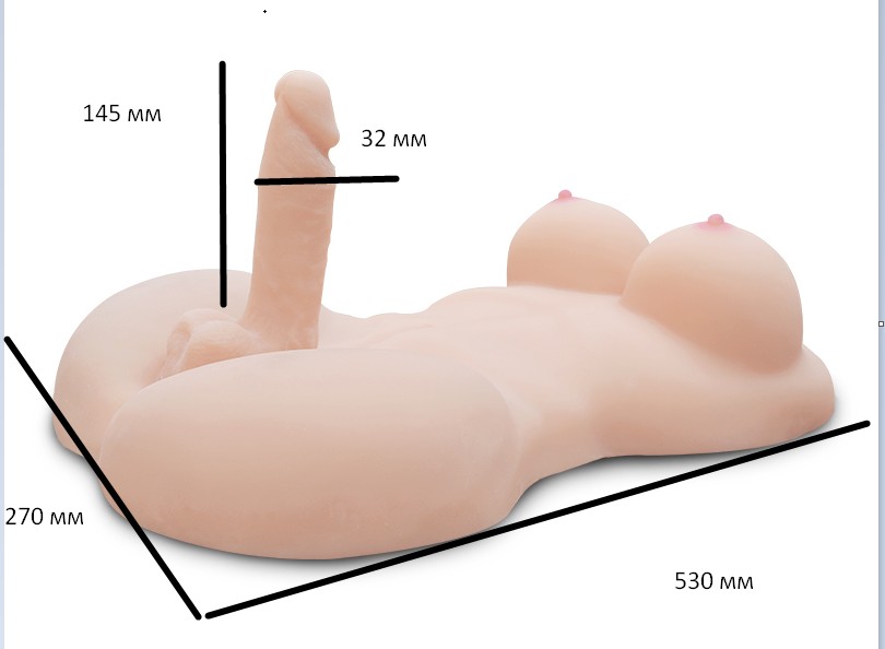 Мега-мастурбатор "Nalada sex Doll" - зображення 1