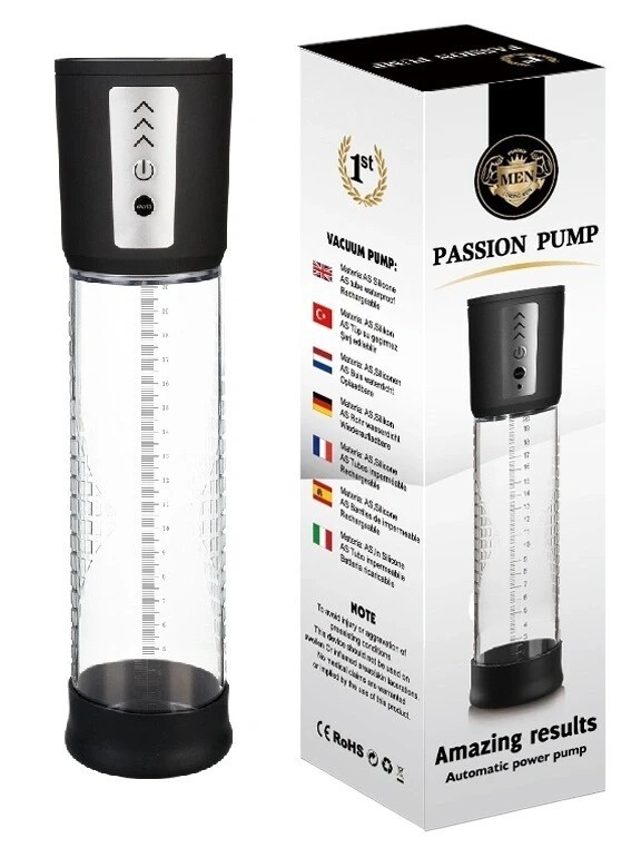 Вакуумная помпа CANWIN Passion Pump P068A автоматическая для увеличения пениса - зображення 1