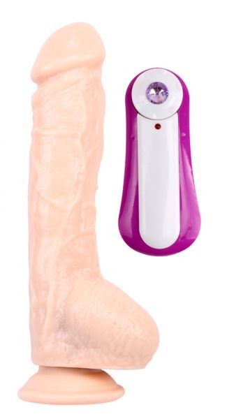 Вибромассажер Alexander Lee 10'' Vibrating Dildo, Flesh - зображення 1