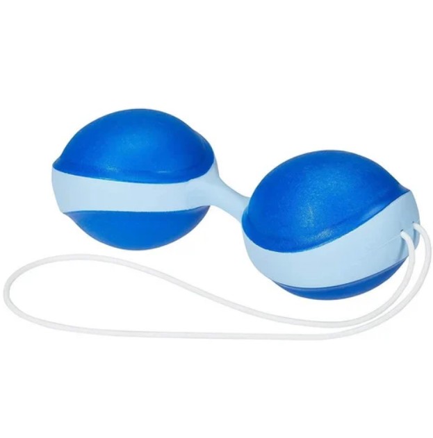 Вагинальные шарики Amor Gym Balls dark blue-light blue - зображення 1