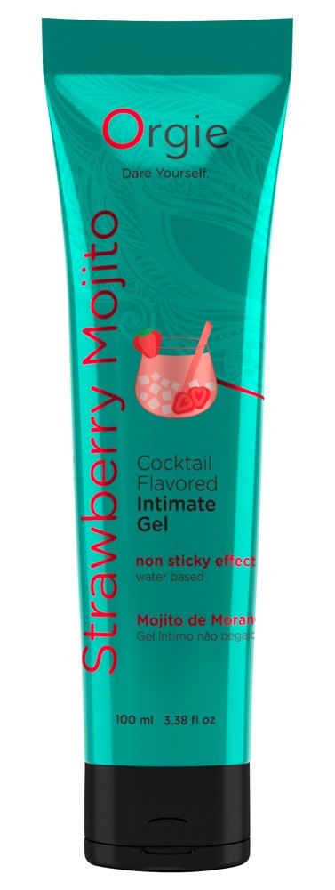 Оральный интим гель Orgie Cocktail Strawberry Mojito 100 мл - зображення 1