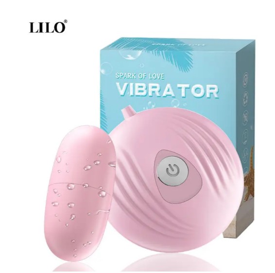 Вибро-яйцо с проводным управлением и 7 режимами вибрации Lilo Pink - зображення 1