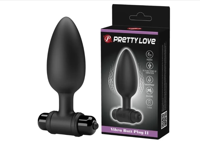 Анальный стимулятор с вибрацией Pretty Love Vibra Butt Plug II - зображення 1