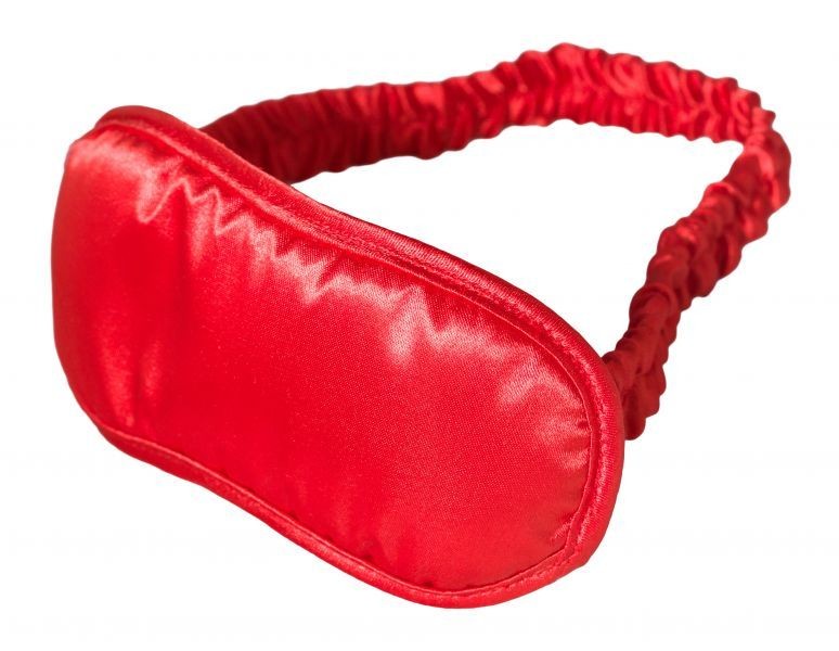 Маска на глаза Satin Love Mask, Red - зображення 1