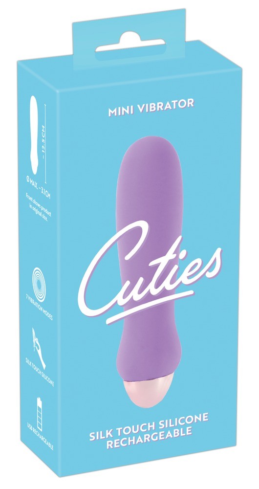 Фиолетовый мини-вибратор Cuties Mini Vibrator с 7 различными вибрационными режимами - зображення 1