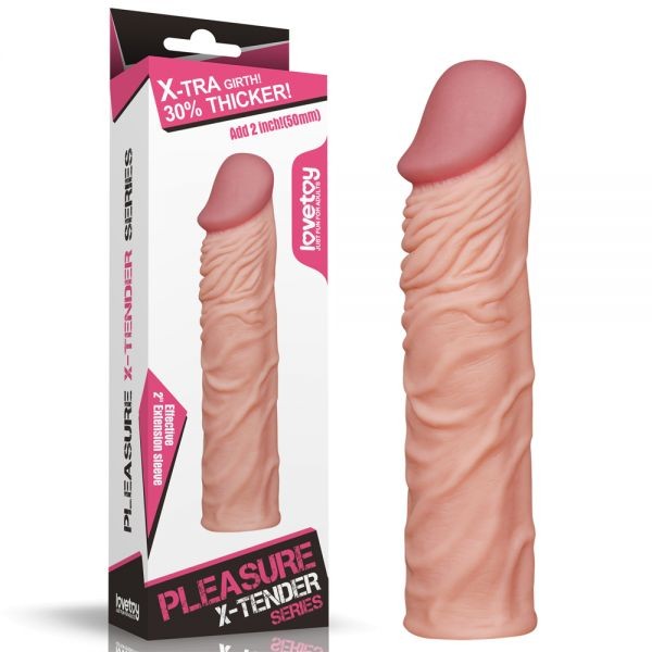 Насадка для более ярких и чувственных ощущений Add 2" Pleasure X Tender, Flash - зображення 1
