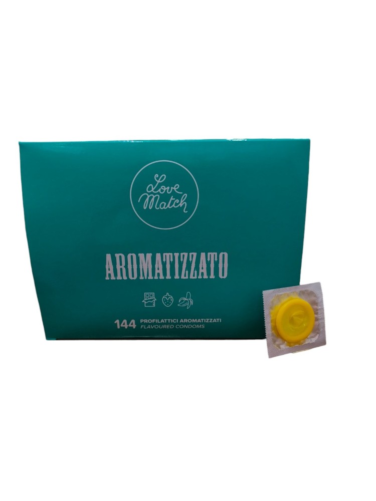 Цветные ароматизированные презервативы Love Match - Arromatizato, banana (по 1 шт) - зображення 1