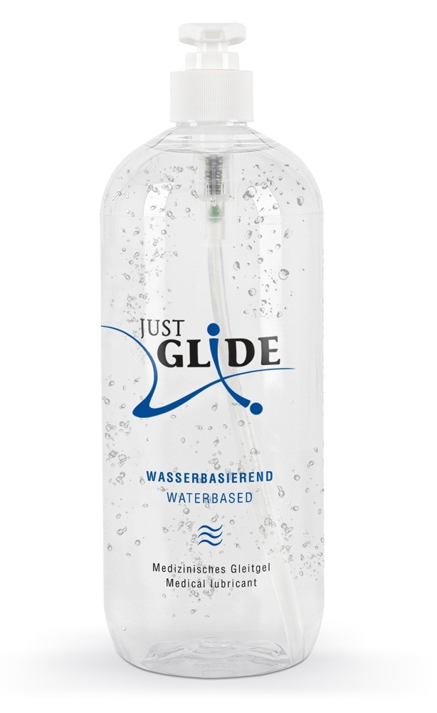 Лубрикант Just Glide Water-based на водной основе, 1000 мл - зображення 1