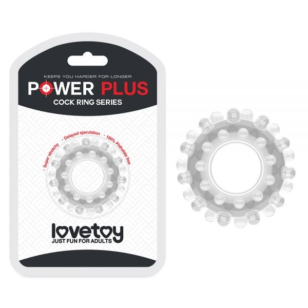 Эрекционное эластичное кольцо POWER PLUS Cockring без вибрации - зображення 1