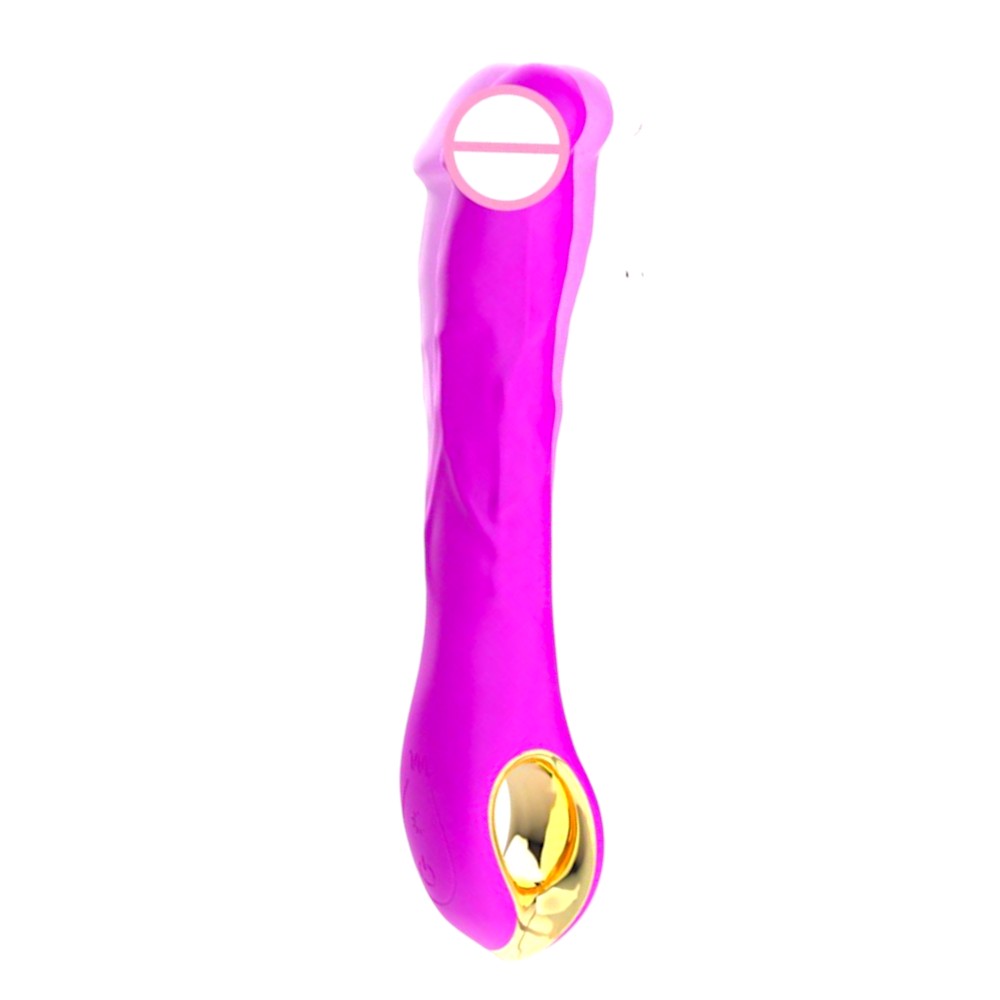Вагинальный вибратор "Flexible stem", 10 режимов вибрации, фиолетовый - зображення 1