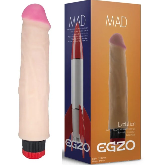 Вибратор EGZO Ciberskin VNS005 ( 21 см х 4,7 см ) - зображення 1