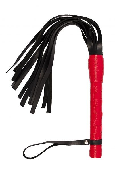 Флогер VIP Leather Flogger, Red - зображення 1