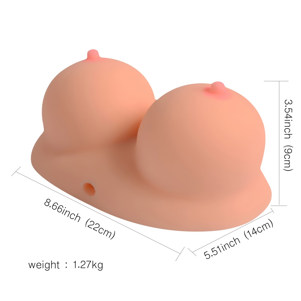 Мастурбатор Грудь-Вагина "Ashery Big Sexy Breast" без вибрации телесный - зображення 1