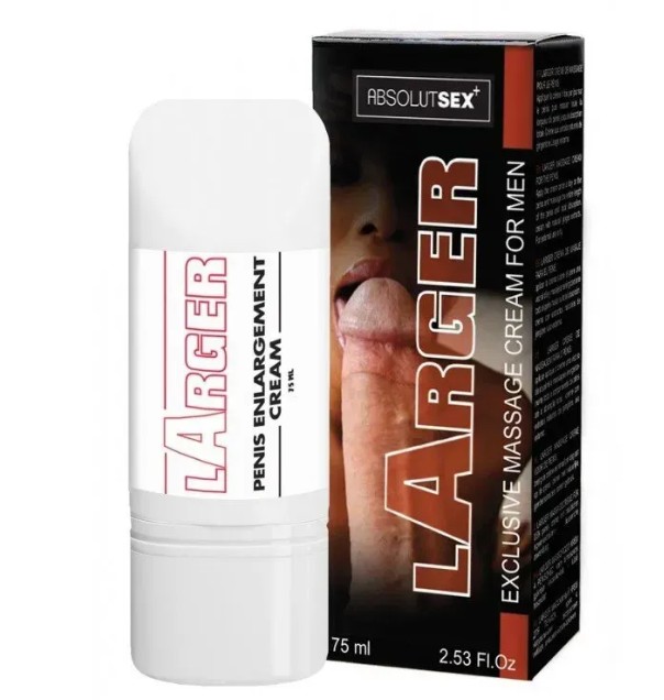 Крем для увеличения пениса LARGER, 75 ml - зображення 1