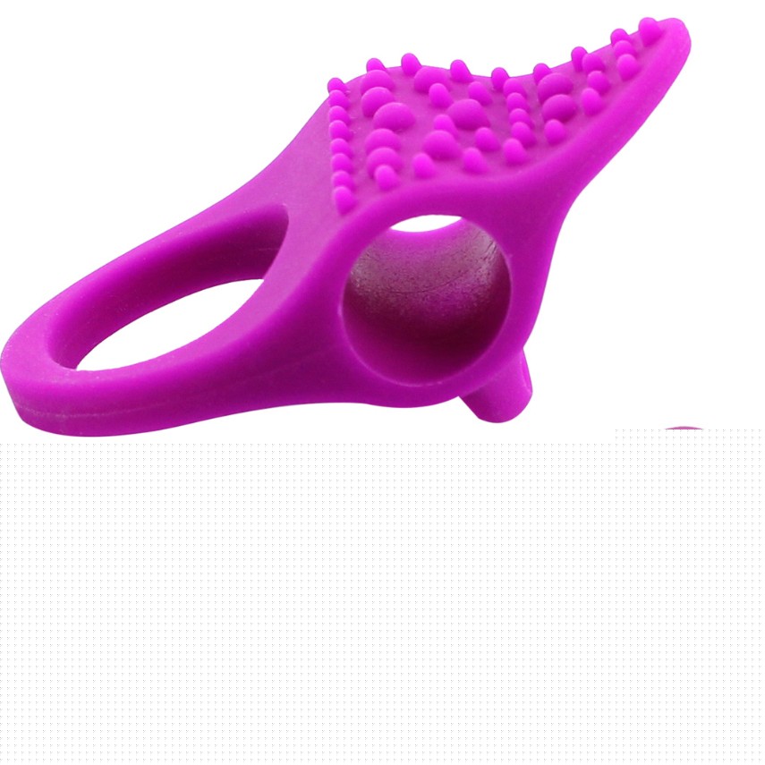Эрекционное кольцо Purple Erection с вибрацией цвет лиловый - зображення 1