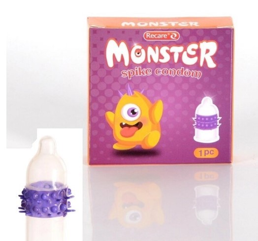 Презерватив Recare MONSTER Violet Boo (1шт) - зображення 1