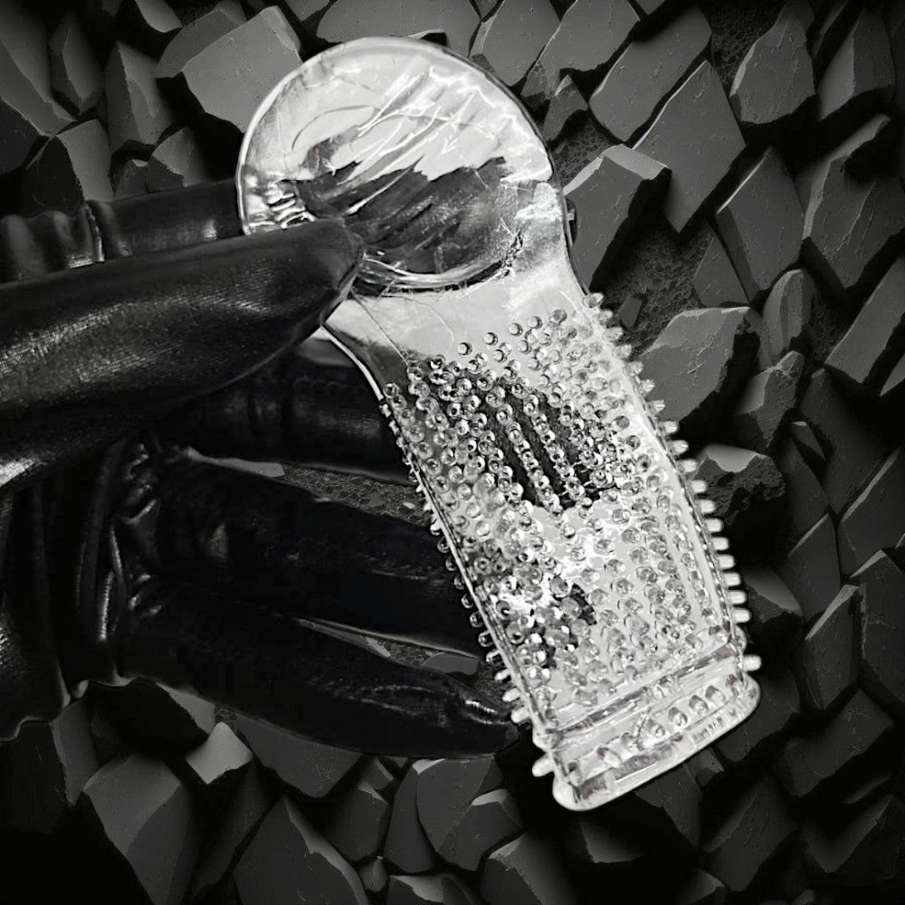 Закрытая насадка на член "Spikes hat", D40, L105 - зображення 1
