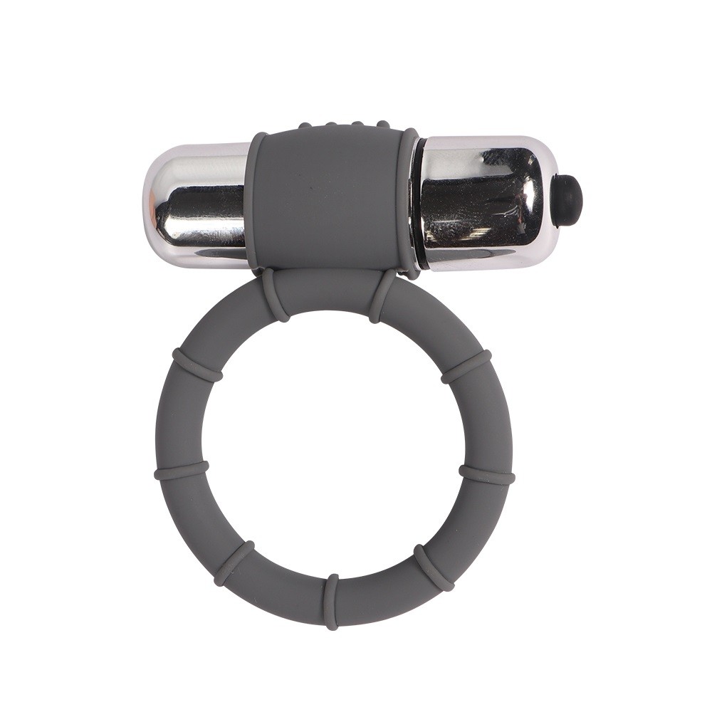 Кольцо Эрекционное Single bullet cock ring с вибрацией - зображення 1