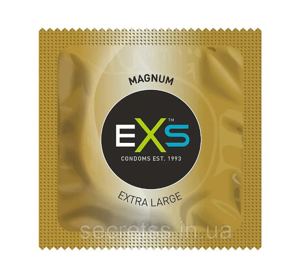 EXS Rightway Gold золотые презервативы, тонкие и увлажненные ( по 1 шт) - зображення 1
