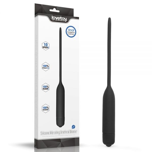 Уретральный стимулятор с 10 режимами вибрации Urethral Dilator Vibrating - зображення 1