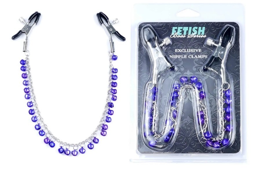 Зажимы для сосков Fetish Boss Series - №1 Exclusive Nipple Clamps - зображення 1