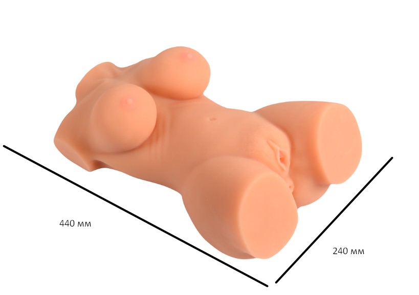 Реалистичное тело-маструбатор "Jacob Solid Silicone Sexy Doll " - зображення 1