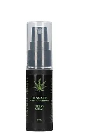 Спрей пролонгирующий Cannabis With Hemp Seed Oil - Delay Spray, 15 ml - зображення 1